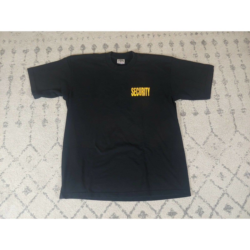 Pro Super Heavy Men’s XL Black Security T shirt
